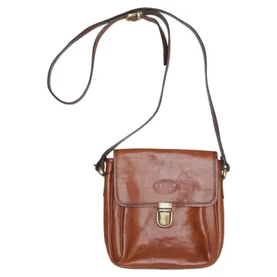 Shoulder-bag (Brown) from Burkelys Leather House Leather