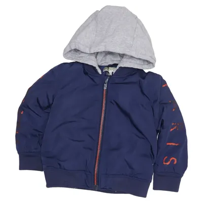 Jakke (Blå, Grå, Rød) fra Kenzo Kids Bomuld, Polyester