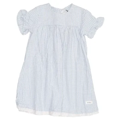 Kleid (Blau, Weiß) von Newbie by KappAhl Bio-Baumwolle