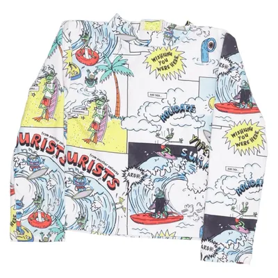 T-shirt de natation (Blanc, Multicolore) de Stella McCartney Kids Élasthane, Polyamide