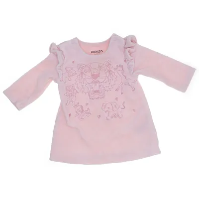 Klänning (Rosa) från Kenzo Kids Bomull, Polyester