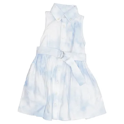 Robe chemise (Bleu, Blanc) de Polo Ralph Lauren Coton