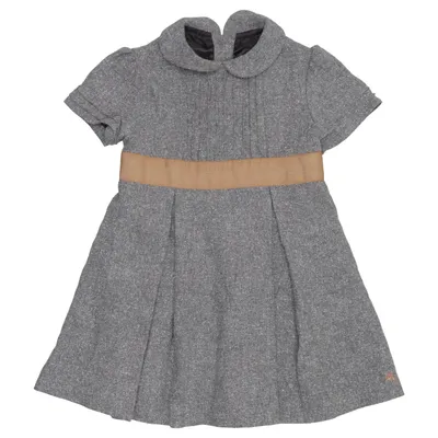 Dress (Gray) from Burberry Polyamide, Silk, Viscose, Wool