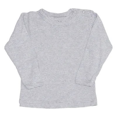 T-shirt à manches longues (Gris, Blanc) de Joha Coton