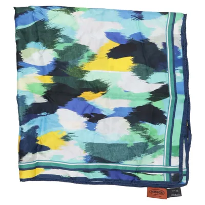 Halsdoek (Blauw, Groen, Meerkleurig) van Missoni Zijde