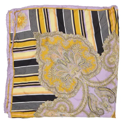 Neckerchief (Purple, Yellow, Black) from Versace