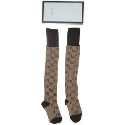 Knee socks (Brown) from Gucci
