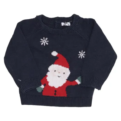 Pull de Noël (Bleu, Multicolore) de Vertbaudet Acrylique, Coton