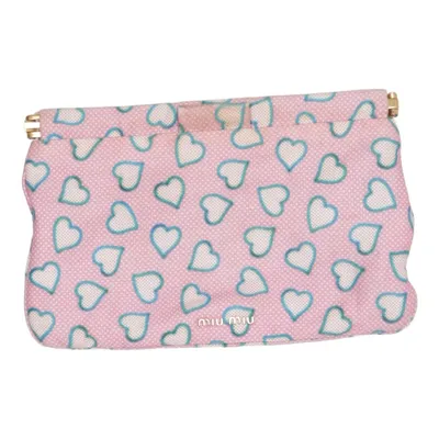 Toilet bag (Pink, Blue, White) from Miu Miu