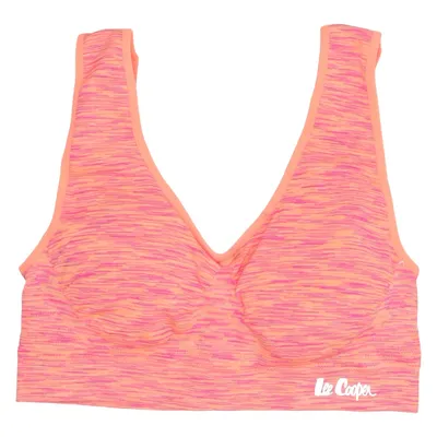 Sports bra (Orange, Pink, Multicolored) from Lee Cooper Elastane, Polyester