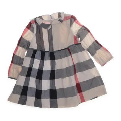 Kjole (Beige, Flerfarvet) fra Burberry Children Bomuld
