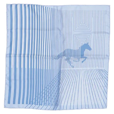 Näsduk (Pour Sal. Oppenheim, H Au Galop designed by Bali Barret in 2005) från Hermès Silke