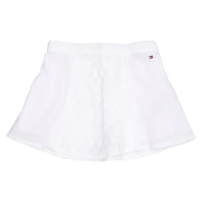 Jupe (Blanc) de Tommy Hilfiger Coton, Polyester