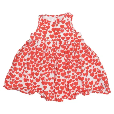 Klänning (Röd, Vit) från Stella McCartney Bomull