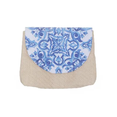 Toilettaske (light blue) fra Dolce & Gabbana Beauty Genanvendt bomuld, Genanvendt polyester
