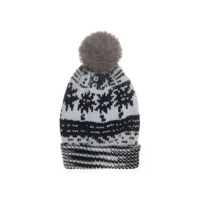 Pompon muts (Zwart, Wit) van Missoni Kasjmier, Alpacawol, Wol, Nylon