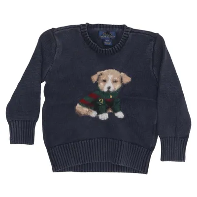 Pull-over (Gris) de Polo Ralph Lauren Coton, Laine