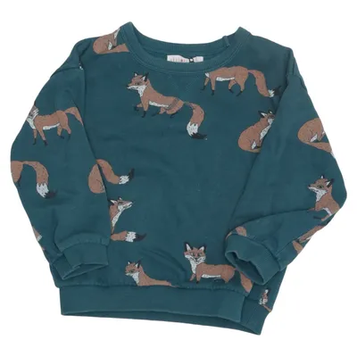Sweatshirt (Green, Multicolored) from Minimarket Cotton, Polyester