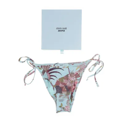 Bikini broekje (Turquoise, Meerkleurig) van Roberto Cavalli x Skims Elastaan, Nylon