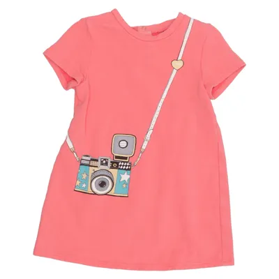 Dress (Pink) from Little Marc Jacobs Cotton, Elastane, Viscose