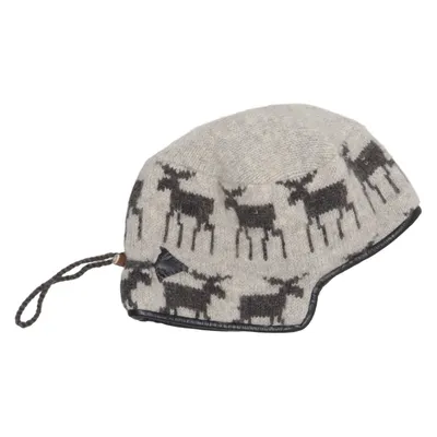 Trapper hat (Gray, Black) from Renard Cotton, Wool