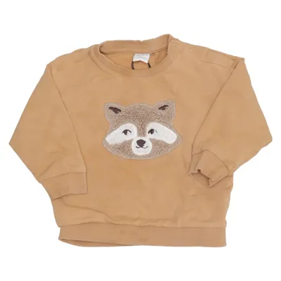 Sweatshirt (Bruin) van Lindex Baby Katoen, Elastaan