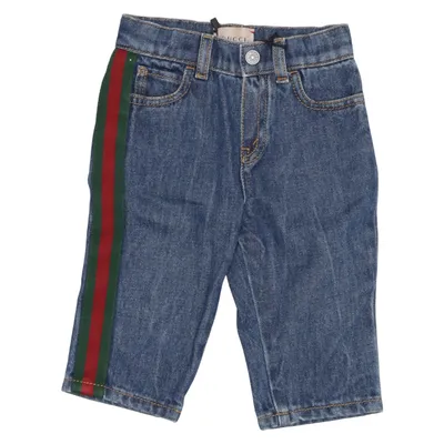 Jeans (Blue, Multicolored) from Gucci Acrylic, Cotton