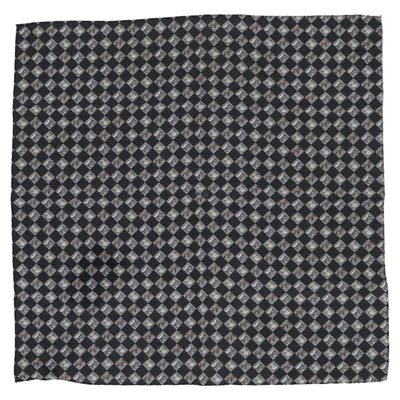 Handkerchief (Black, Multicolored) from Christian Fischbacher Silk