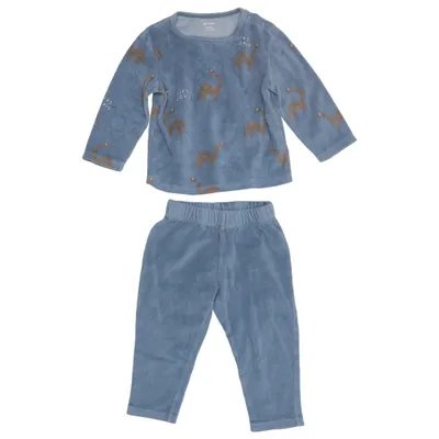 Ensemble (Bleu, Marron) de Kiabi Coton, Polyester