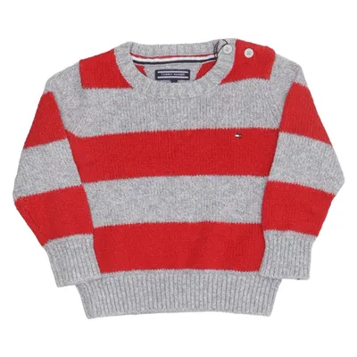 Pull-over (Gris, Rouge) de Tommy Hilfiger Acrylique, Coton, Polyester