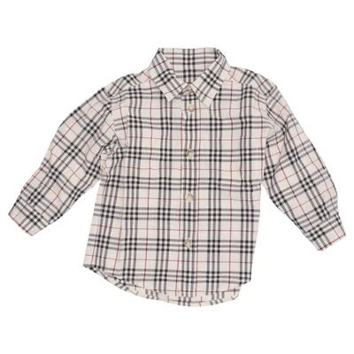 Shirt (Beige, Zwart, Rood) van Burberry Katoen