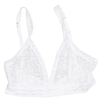 Brassière (Blanc) de Lace Laboratory Élasthane, Polyamide