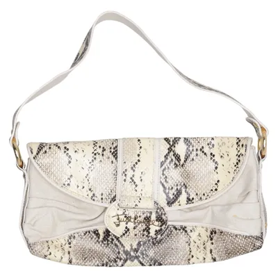 Shoulder-bag (Beige, Brown, Black) from Roberto Cavalli Leather, Polyester