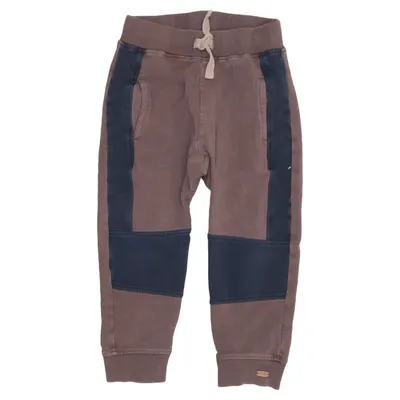 Joggingbroek (Bruin, Blauw) van Hust and Claire Katoen, Elastaan