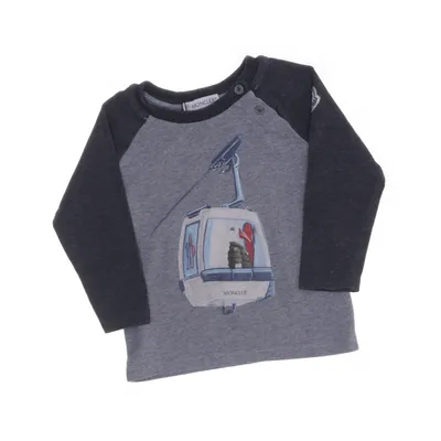 Lange mouwen shirt (Maglia Girocollo) van Moncler Katoen, Elastaan