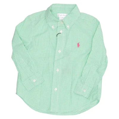 Chemise (Vert, Blanc) de Ralph Lauren Coton
