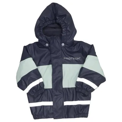 Rain jacket (Blue, Green, Multicolored) from Protech Clothes Polyester