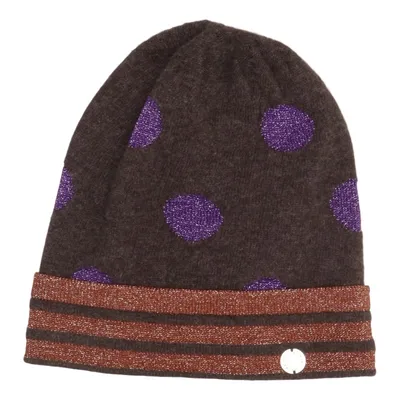 Beaniehue (Brun, Lilla, Flerfarvet) fra Marc by Marc Jacobs Metallfiber, Nylon, Polyester, Viscose