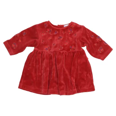 Robe (Rouge) de Fix Coton, Polyester