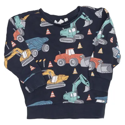 Sweatshirt (Blau, Mehrfarbig) von D.M.D by Denim Day Baumwolle