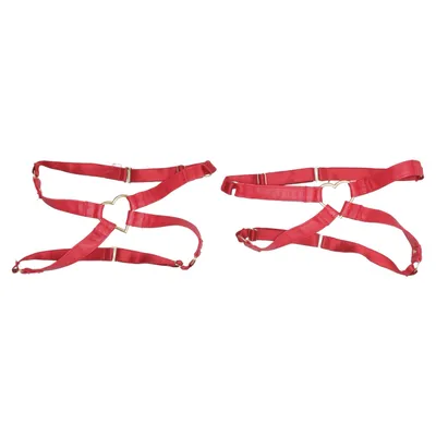 Strømpebånd (Rød) fra Private Collection by Hunkemöller
