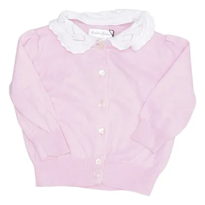 Cardigan (Pink, Hvid) fra Ralph Lauren