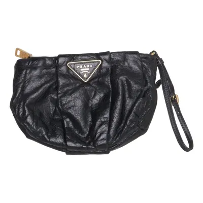 Envelop tas (Vitello Shine ) van Prada Leer