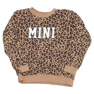 Sweatshirt (Marron, Noir) de Mini Gina Tricot Coton