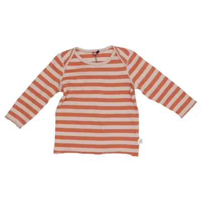 T-shirt à manches longues (Orange, Beige) de Stella McCartney Kids Coton biologique