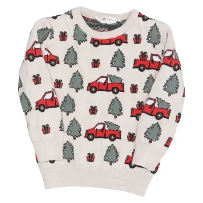 Kersttrui (Beige, Meerkleurig) van D.M.D by Denim Day Katoen