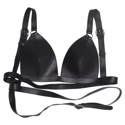 Bralette (Black) from Ki Leather
