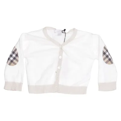 Cardigan (Hvid, Beige) fra Burberry