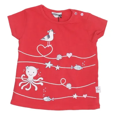 T-shirt (Rouge, Multicolore) de Salt and Pepper Coton, Élasthane