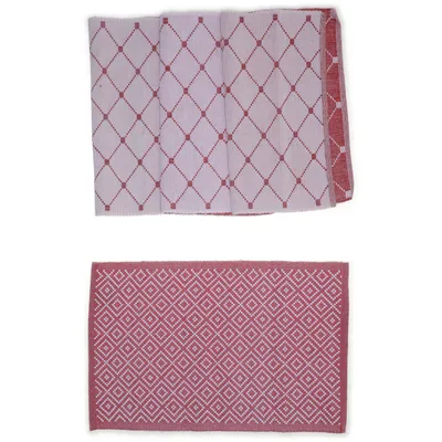 Bordstablett (Röd, Vit) från Noble House